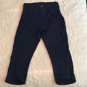 Make an offer! Navy Lululemon capri sz 6 worn once